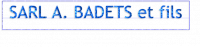 SARL ETS A BADETS ET FILS
