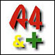 A 4 & +