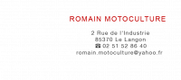 ROMAIN MOTOCULTURE